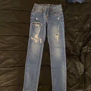 High Waisted Ankle Jeggings